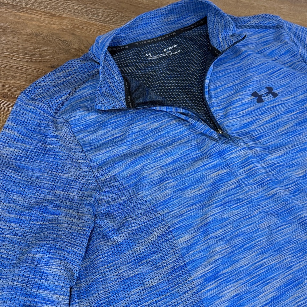 Under Armour Threadborne Heatgear 1/4 Zip Pullover - Picture 6 of 8